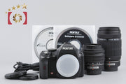 【中古】PENTAX ペンタックス K-x ダブルズームレンズキット ブラック シャッター回数僅少