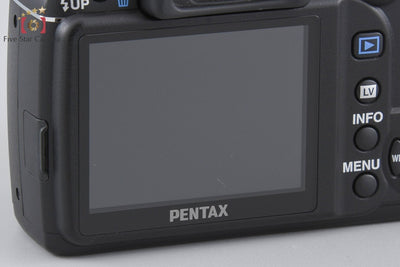【中古】PENTAX ペンタックス K-x ダブルズームレンズキット ブラック シャッター回数僅少