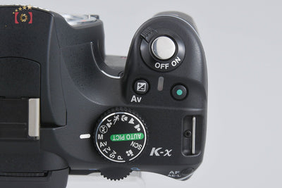 【中古】PENTAX ペンタックス K-x ダブルズームレンズキット ブラック シャッター回数僅少