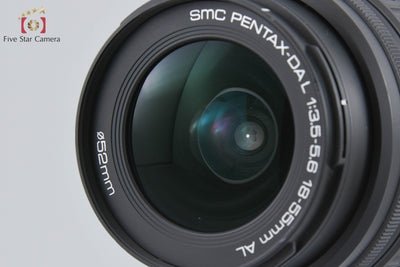 【中古】PENTAX ペンタックス K-x ダブルズームレンズキット ブラック シャッター回数僅少