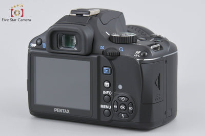 【中古】PENTAX ペンタックス K-x ダブルズームレンズキット ブラック シャッター回数僅少