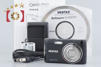 【中古】PENTAX ペンタックス Optio P80 ブラック コンパクトデジタルカメラ