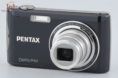 【中古】PENTAX ペンタックス Optio P80 ブラック コンパクトデジタルカメラ
