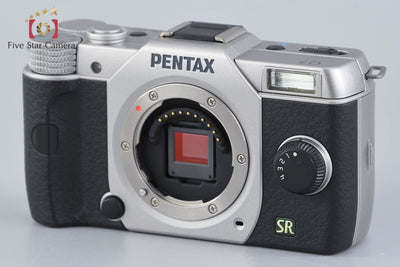 【中古】PENTAX ペンタックス Q7 シルバー ミラーレス一眼カメラ シャッター回数僅少