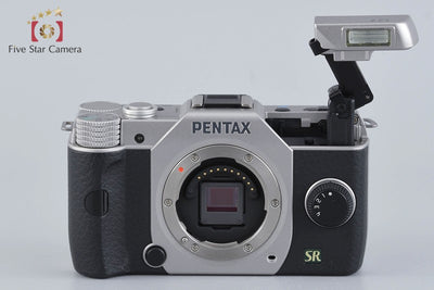 【中古】PENTAX ペンタックス Q7 シルバー ミラーレス一眼カメラ シャッター回数僅少