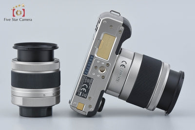【中古】PENTAX ペンタックス Q7 ダブルズームキット シルバー シャッター回数僅少 元箱付き