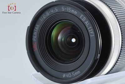 【中古】PENTAX ペンタックス Q7 ダブルズームキット シルバー シャッター回数僅少 元箱付き