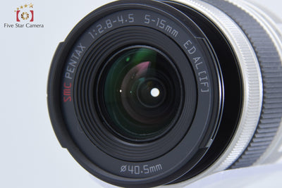 【中古】PENTAX ペンタックス Q7 ズームレンズキット シルバー シャッター回数僅少