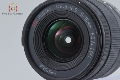 [Used] PENTAX Pentax SMC 5-15mm f/2.8-4.5 ED AL IF 02 STANDARD ZOOM Q-mount Black