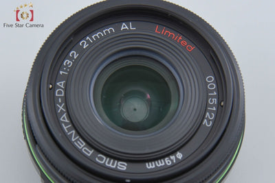 【中古】PENTAX ペンタックス SMC DA 21mm f/3.2 AL Limited ブラック