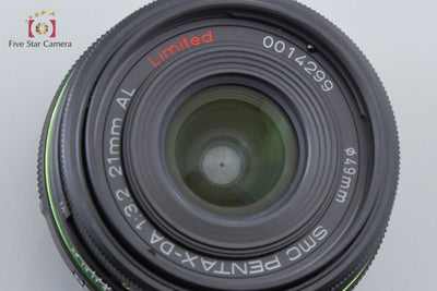 【中古】PENTAX ペンタックス SMC DA 21mm f/3.2 AL Limited ブラック