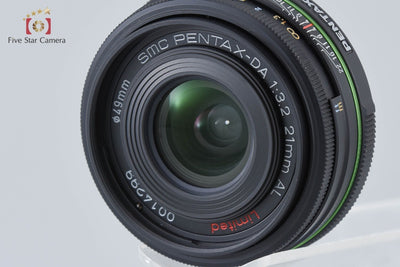 【中古】PENTAX ペンタックス SMC DA 21mm f/3.2 AL Limited ブラック