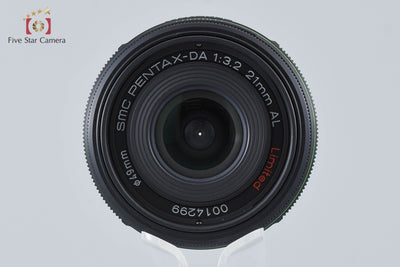 【中古】PENTAX ペンタックス SMC DA 21mm f/3.2 AL Limited ブラック