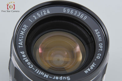 [Used] PENTAX SMC TAKUMAR 24mm f/3.5, Overhauled in September 2025