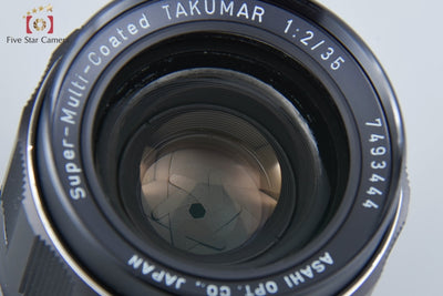 [Used] PENTAX Pentax SMC TAKUMAR 35mm f/2 M42 Mount