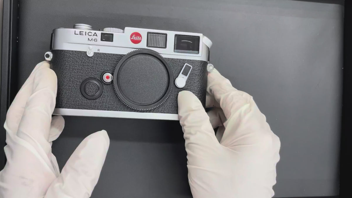 ビデオを読み込む: 【中古】Leica ライカ M6 クローム レンジファインダーフィルムカメラ