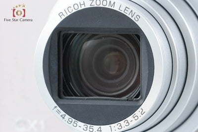 【中古】RICOH リコー CX1 シャンパンロゼ コンパクトデジタルカメラ シャッター回数僅少