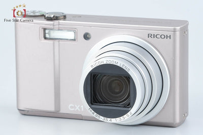 【中古】RICOH リコー CX1 シャンパンロゼ コンパクトデジタルカメラ シャッター回数僅少