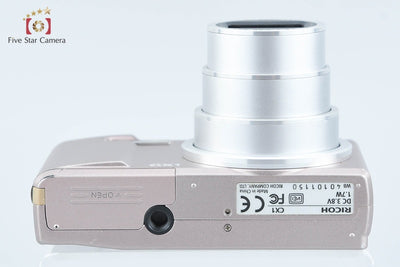 【中古】RICOH リコー CX1 シャンパンロゼ コンパクトデジタルカメラ シャッター回数僅少