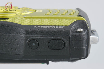 [Used] RICOH Pentax WG-4 Lime Yellow Waterproof Action Camera, low shutter count
