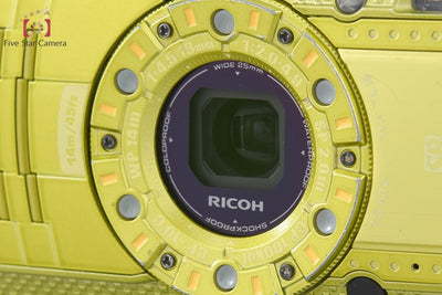 [Used] RICOH Pentax WG-4 Lime Yellow Waterproof Action Camera, low shutter count