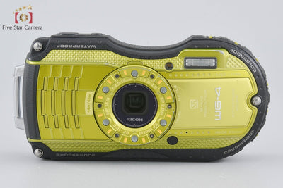 [Used] RICOH Pentax WG-4 Lime Yellow Waterproof Action Camera, low shutter count