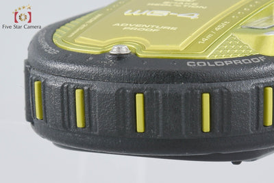 [Used] RICOH Pentax WG-4 Lime Yellow Waterproof Action Camera, low shutter count