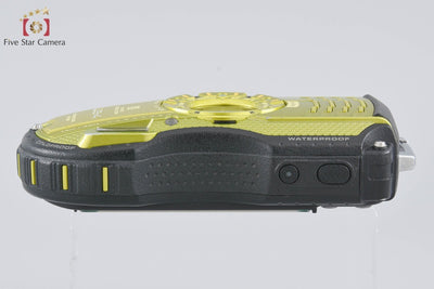 [Used] RICOH Pentax WG-4 Lime Yellow Waterproof Action Camera, low shutter count