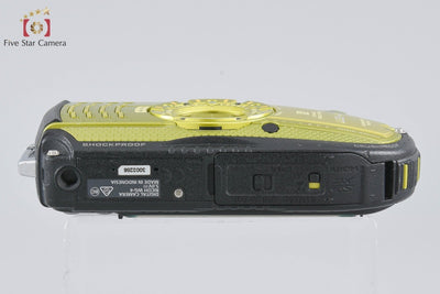 [Used] RICOH Pentax WG-4 Lime Yellow Waterproof Action Camera, low shutter count