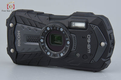 Used RICOH WG-60 Black Waterproof Action Camera, low shutter count, with original box