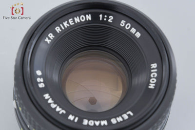 【中古】RICOH リコー XR RIKENON 50mm f/2 ペンタックスKマウント