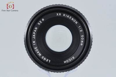 【中古】RICOH リコー XR RIKENON 50mm f/2 ペンタックスKマウント