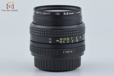 【中古】RICOH リコー XR RIKENON 50mm f/2 ペンタックスKマウント
