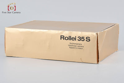 [Used] Rollei 35S Gold 60th Anniversary Model Compact Film Camera with Original Box