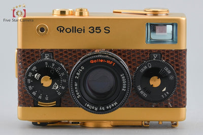 [Used] Rollei 35S Gold 60th Anniversary Model Compact Film Camera with Original Box