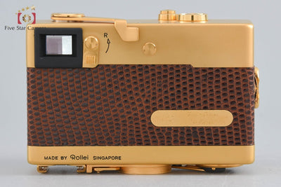 [Used] Rollei 35S Gold 60th Anniversary Model Compact Film Camera with Original Box