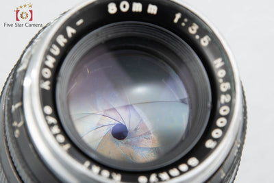 [Used] Sankyo Kohki KOMURA 80mm f/3.5 L39 Leica Screw Mount