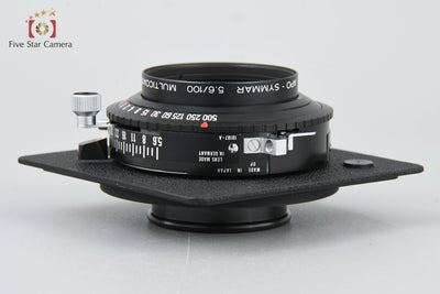 [Used] Schneider Apo Symmar 100mm f/5.6 MC