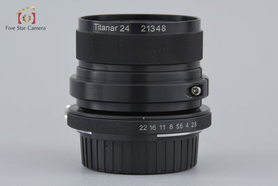 [Used] Schneider Titanar 24mm f/2.8 for Nikon