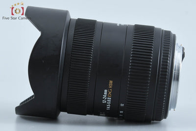 【中古】SIGMA シグマ 12-24mm f/4.5-5.6 II DG HSM キヤノン用 元箱付き