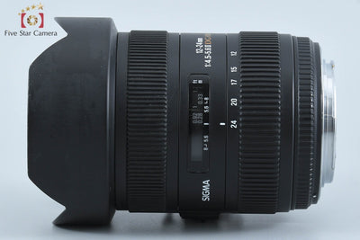 【中古】SIGMA シグマ 12-24mm f/4.5-5.6 II DG HSM キヤノン用 元箱付き