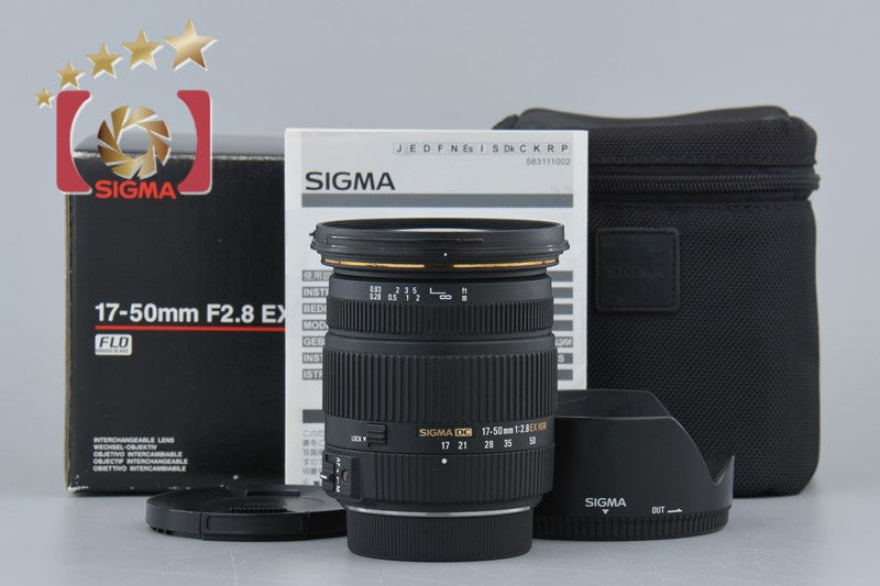 【中古】SIGMA シグマ 17-50mm f/2.8 EX DC OS HSM ペンタックス用 元箱付き