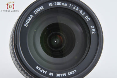 【中古】SIGMA シグマ 18-200mm f/3.5-6.3 D DC ソニー/ミノルタAマウント用
