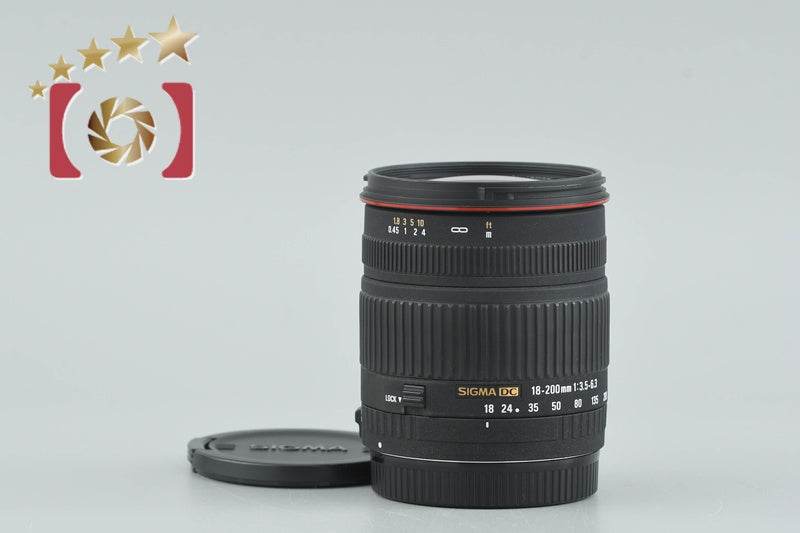 【中古】SIGMA シグマ 18-200mm f/3.5-6.3 DC キヤノン用