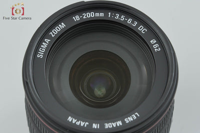 【中古】SIGMA シグマ 18-200mm f/3.5-6.3 DC キヤノン用
