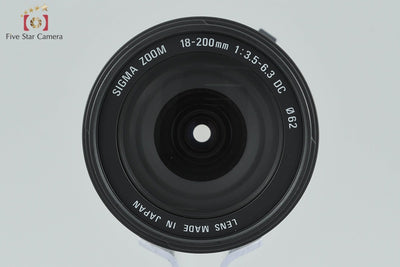 【中古】SIGMA シグマ 18-200mm f/3.5-6.3 DC キヤノン用