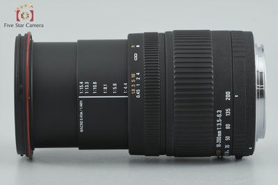 【中古】SIGMA シグマ 18-200mm f/3.5-6.3 DC キヤノン用