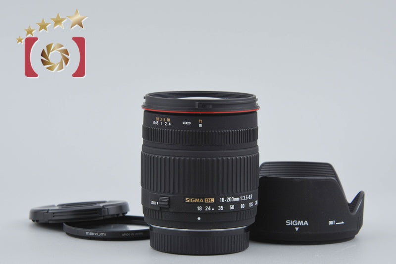 【中古】SIGMA シグマ 18-200mm f/3.5-6.3 DC ペンタックス用