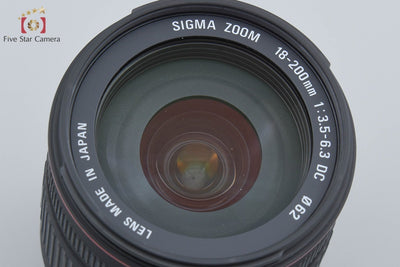 【中古】SIGMA シグマ 18-200mm f/3.5-6.3 DC ペンタックス用