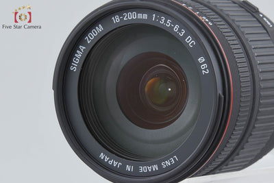 【中古】SIGMA シグマ 18-200mm f/3.5-6.3 DC ペンタックス用